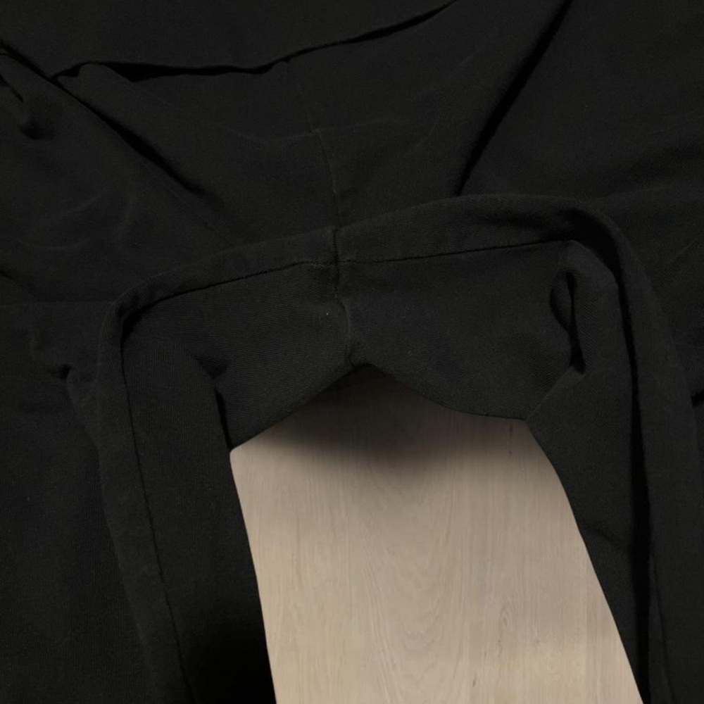 Victoria's Secret Black Fold-Over Waist Wide-Leg Pants - Picture 4 of 5